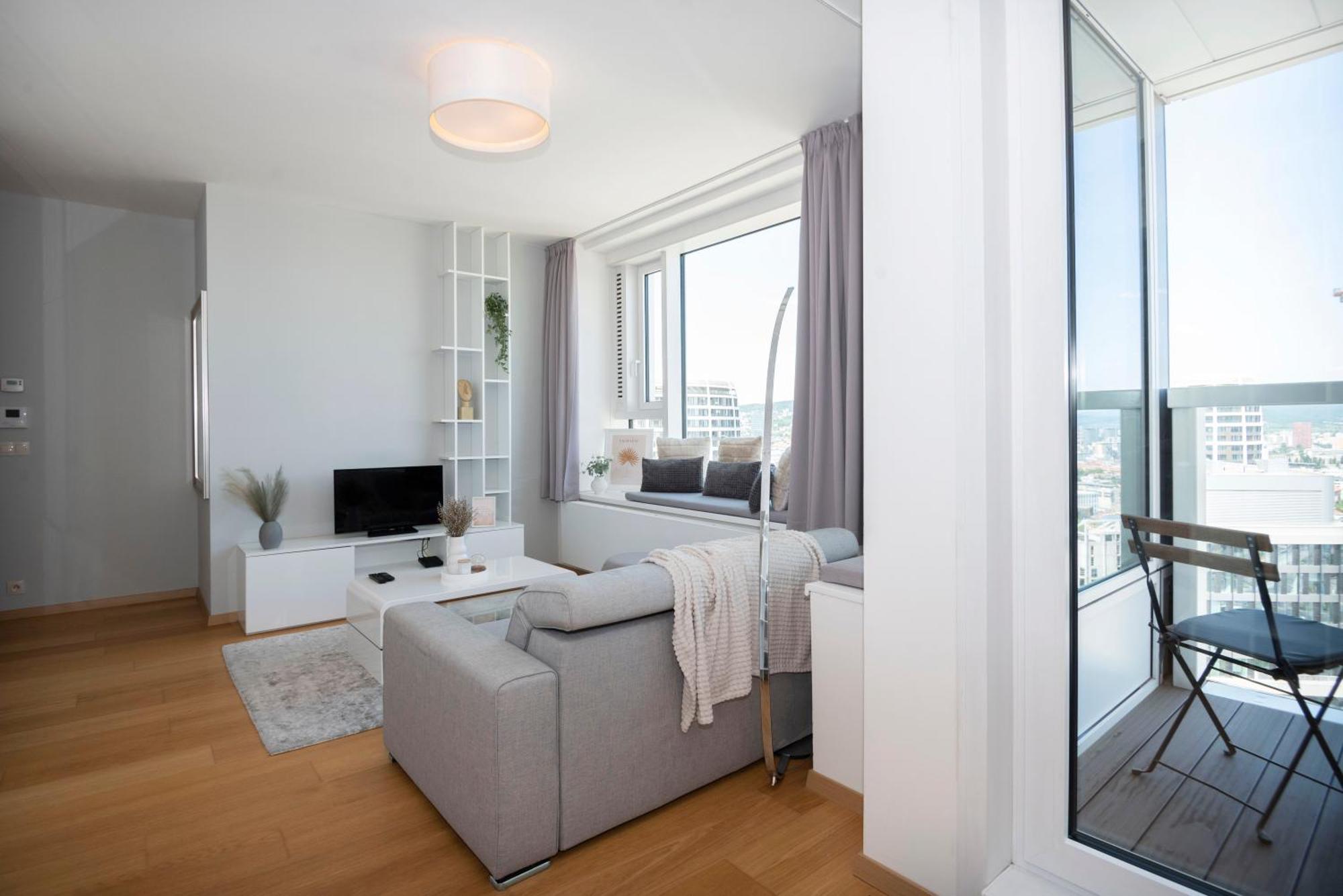 ブラチスラヴァLuxury 1Bdrm On The 28Th Floorアパートメント エクステリア 写真